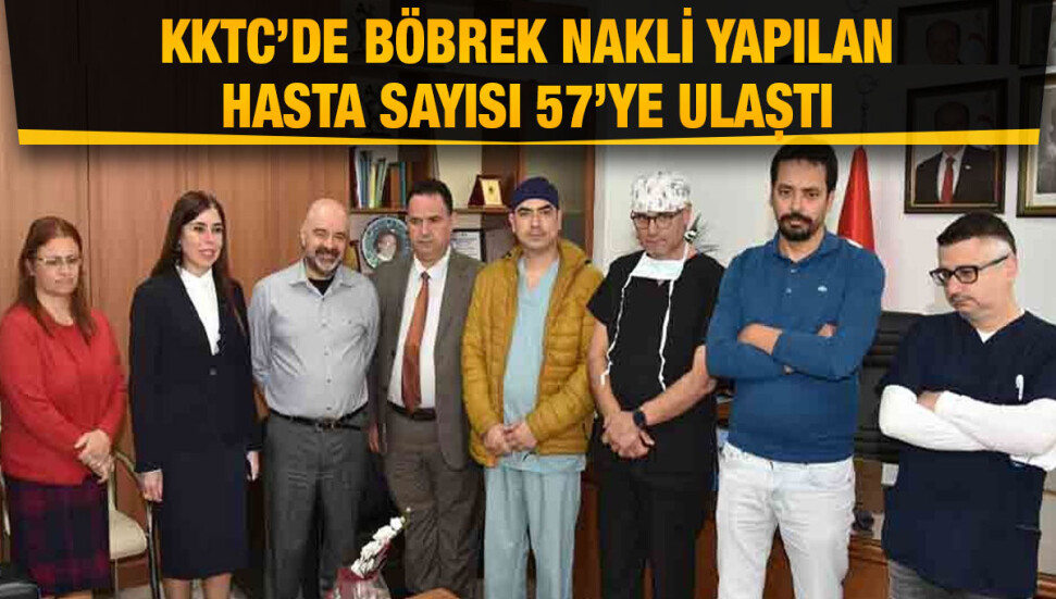 Dr. Burhan Nalbantoğlu Devlet Hastanesi’nde iki böbrek nakli operasyonu yapıldı