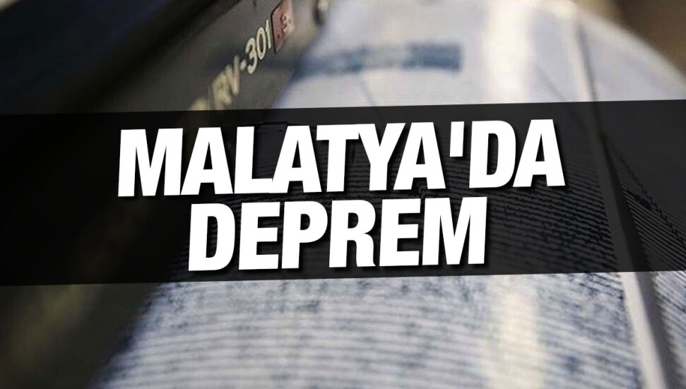 Malatya'da 4,4 büyüklüğünde deprem