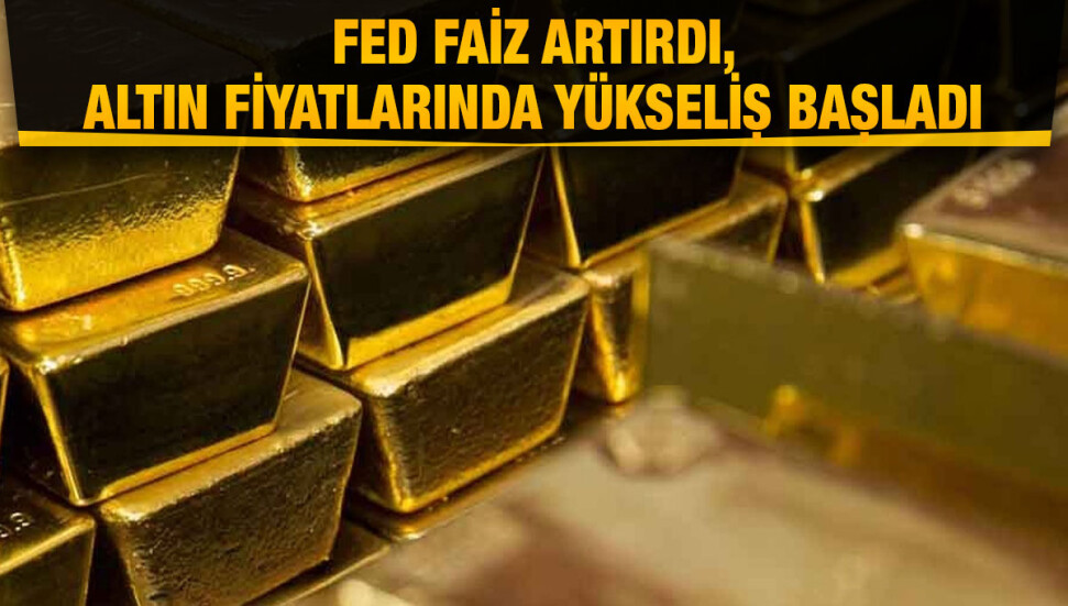 Gram altın Fed'in faiz kararının ardından rekor seviyelerine tekrar yaklaştı