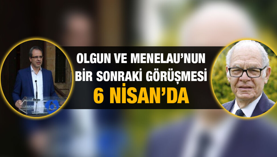 Ergün Olgun ve Rum Müzakereci Menelaos Menelau telekonferansta bir araya geldi