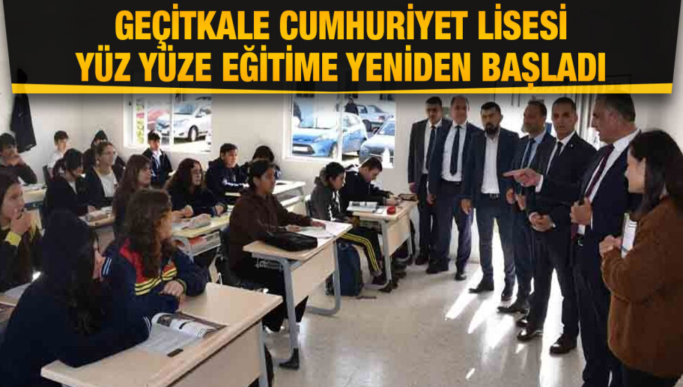 Geçitkale Cumhuriyet Lisesi, Yeniceköy Polis Okulu binasında eğitime yeniden başladı