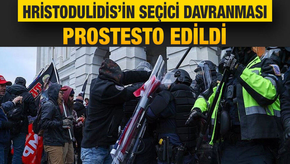 Hristodulidis’in başkanlık affı protesto edildi