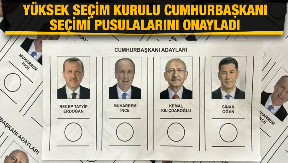 Cumhurbaşkanı Seçimi'nde kullanılacak oy pusulası için basım talimatı verildi