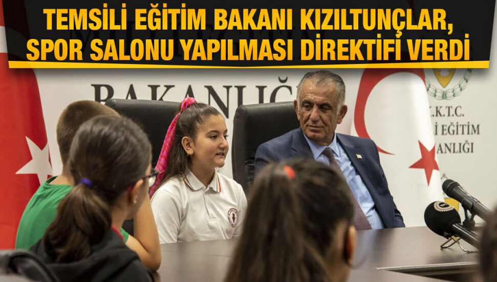 Nazım Çavuşoğlu, makamını Alasya İlkokulu öğrencisi Ela Kızıltunçlar’a devretti