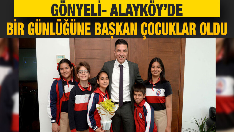 23 Nisan kutlamaları… Hüseyin Amcaoğlu makamını çocuklara devretti