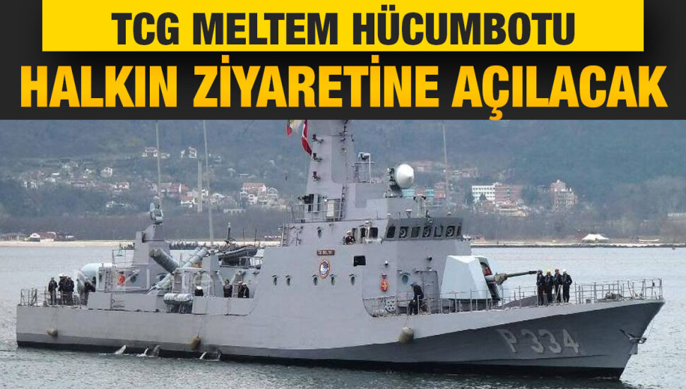 TCG Meltem Hücumbotu, Gazimağusa Limanı'nda halkın ziyaretine açılacak