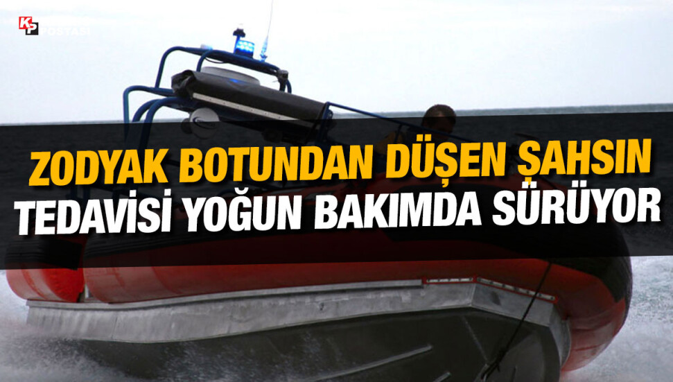 Zodyak botundan düşen 45 yaşındaki şahıs boğulma tehlikesi geçirdi, 1 kişi tutuklandı