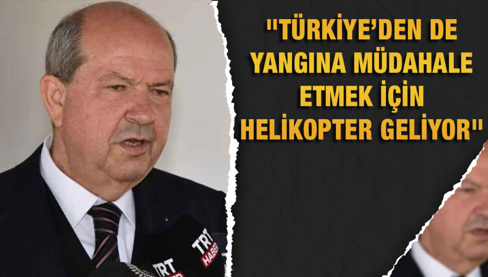 Yeşilırmak'ta yangın... Ersin Tatar: Güney'den bir hava aracı gelecek