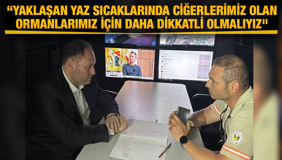 Ziya Öztürkler’den yangın bölgesine ziyaret: Hepimize geçmiş olsun