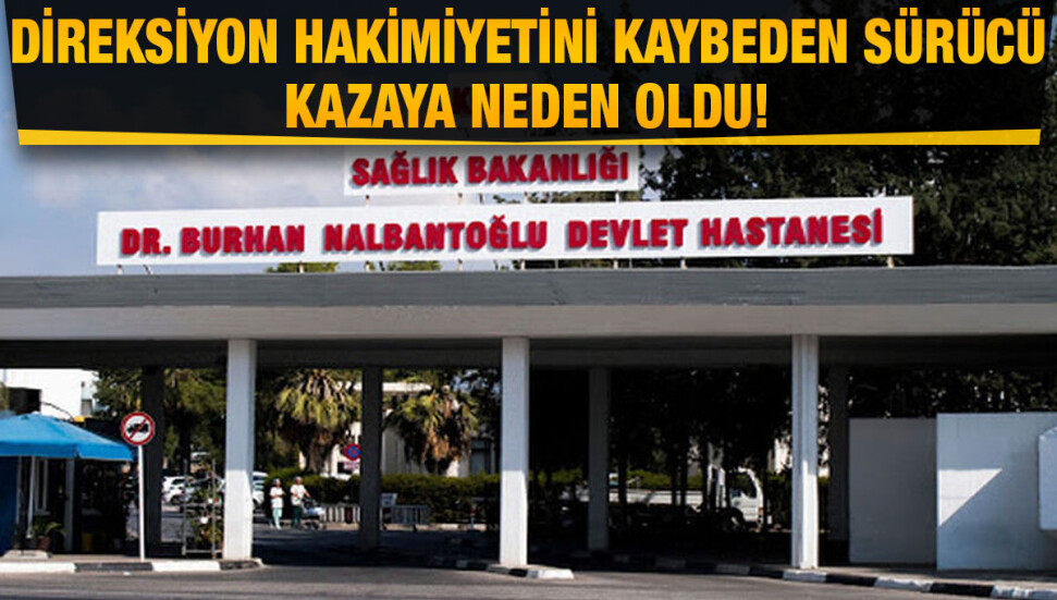 Girne-Tatlısu ana yolunda yüz yüze çarpışan 2 araç yandı: 5 kişi yaralandı