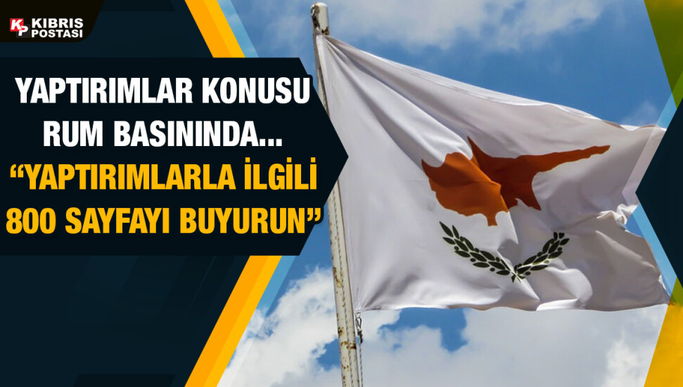 Güney Kıbrıs’a ABD’den yaptırımlar konusunda ilk bilgiler geldi