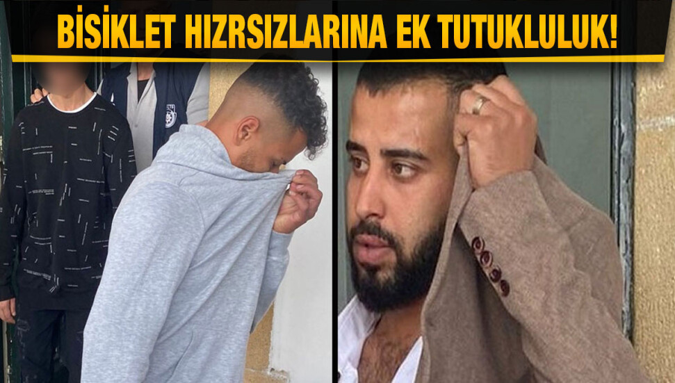 Bisiklet hırsızları soruşturma kapsamında 5 gün daha tutuklu kalacak