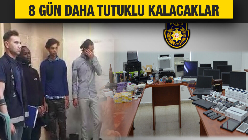 Girne'de hırsızlık: Khan ve suç ortağı Mehmut'a ek tutukluluk