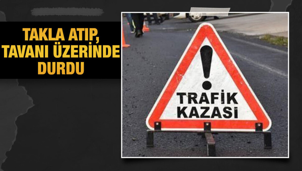 Yonca Kavşağı-Ercan ana yolu üzerinde kaza: Şans eseri yaralanan olmadı  
