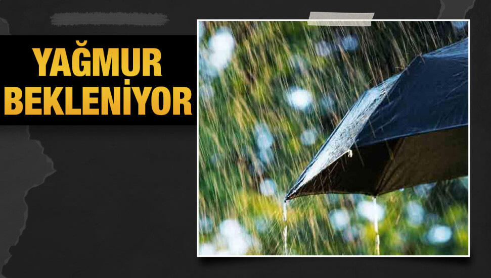 Bugün yer yer sağanak yağmur bekleniyor 