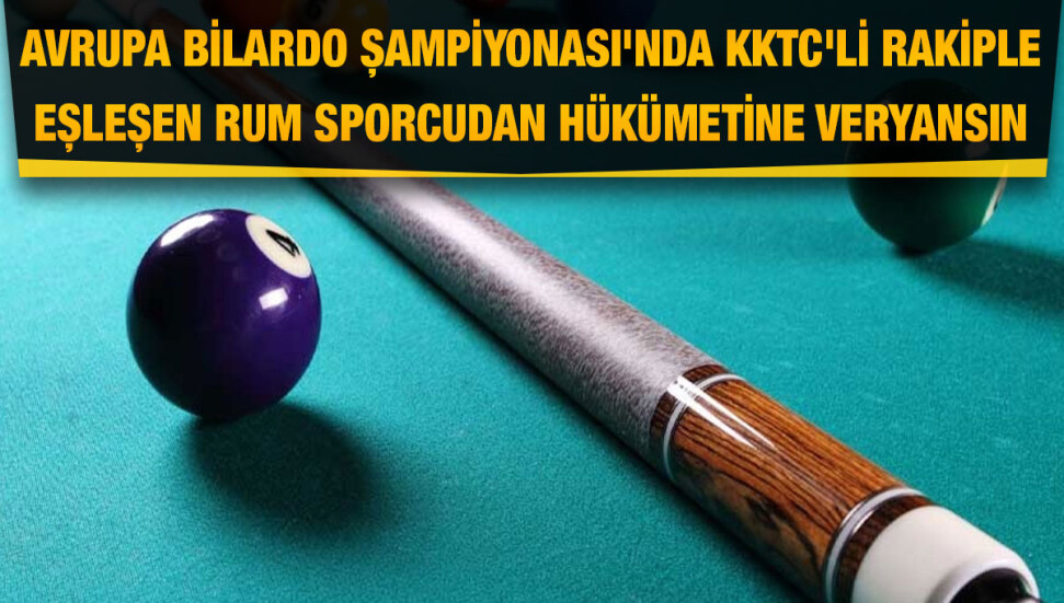 Rum sporcu Hristos Meligaliotis, hükümetinin “maça çıkmama” talimatına uyarak, KKTC’li sporcu Özkutaylı ile karşılaşmadı