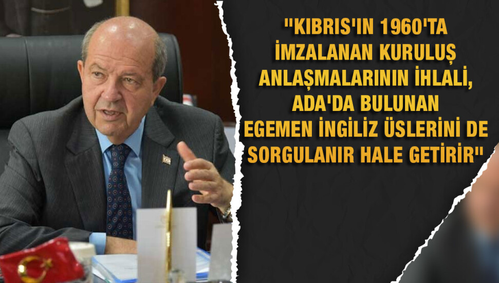 Cumhurbaşkanı Ersin Tatar, Rumların Fransa ile deniz üssü görüşmelerini değerlendirdi
