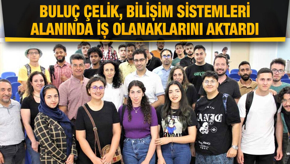 Özbul Bilişim LTD. Direktörü Buluç Çelik, DAÜ öğrencileriyle bir araya geldi