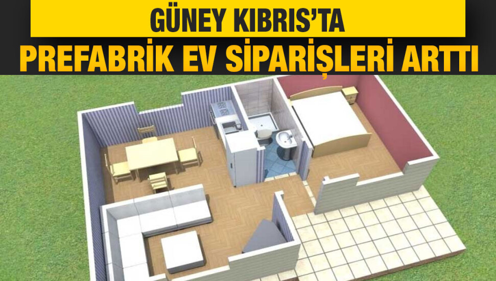 KKTC’de üretilen prefabrik evlere Güney Kıbrıs’tan yoğun ilgi