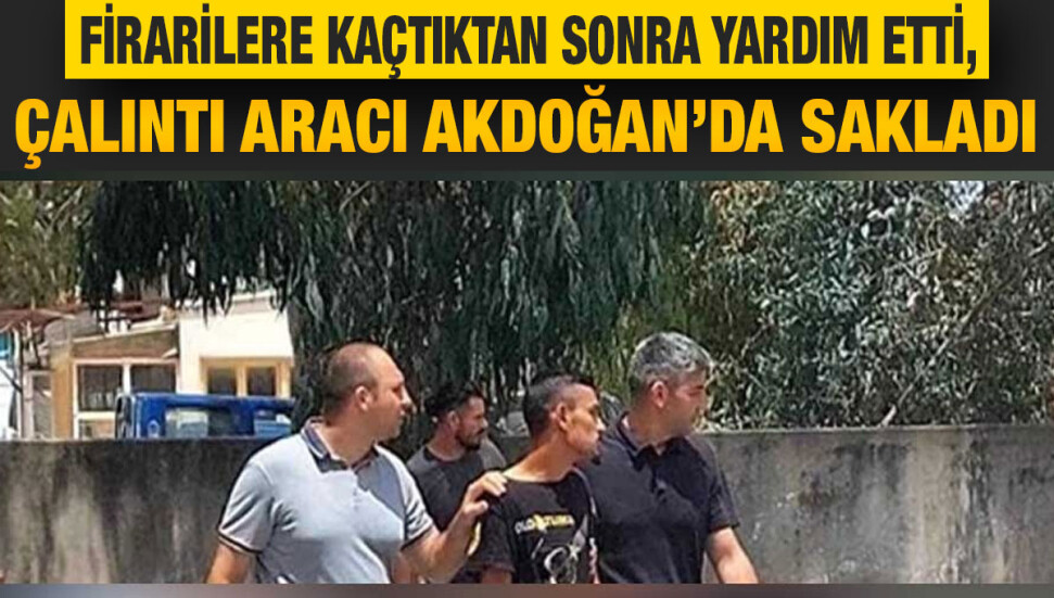 Cezaevine götürüldükleri sırada firar eden mahkumlara yardım eden zanlı M.M. mahkemeye çıkarıldı