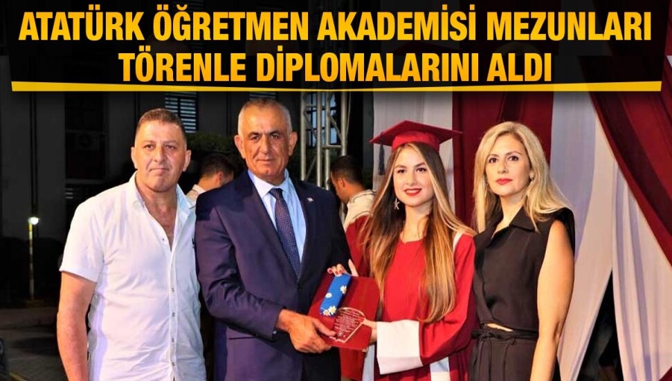 Atatürk Öğretmen Akademisi’nde eğitim alan 68 öğretmen adayı diplomasını aldı