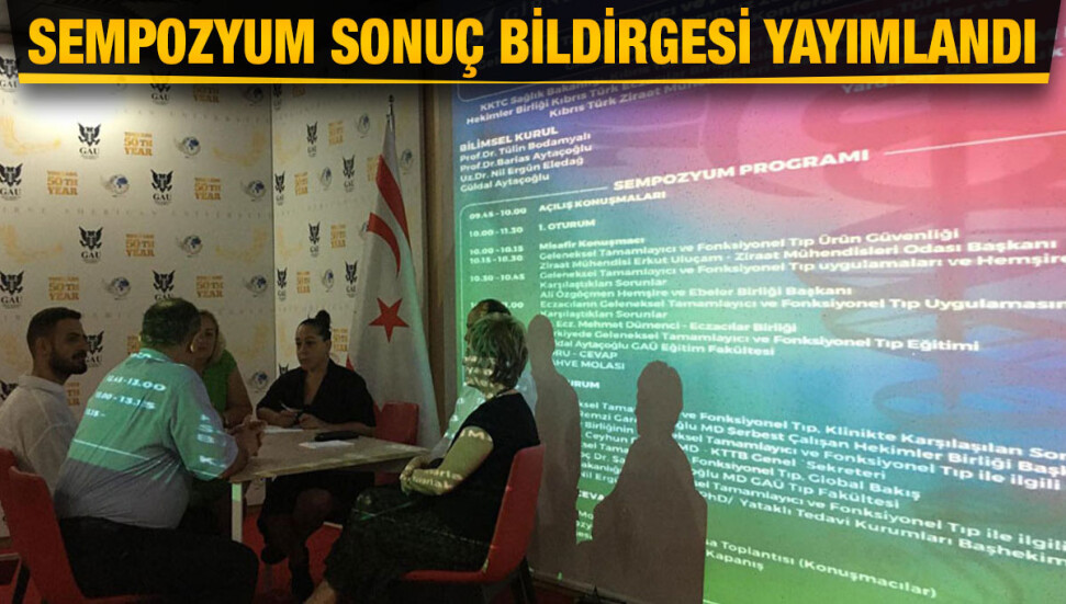 GAÜ’de Geleneksel Tamamlayıcı ve Fonksiyonel Tıp Sempozyumu yapıldı