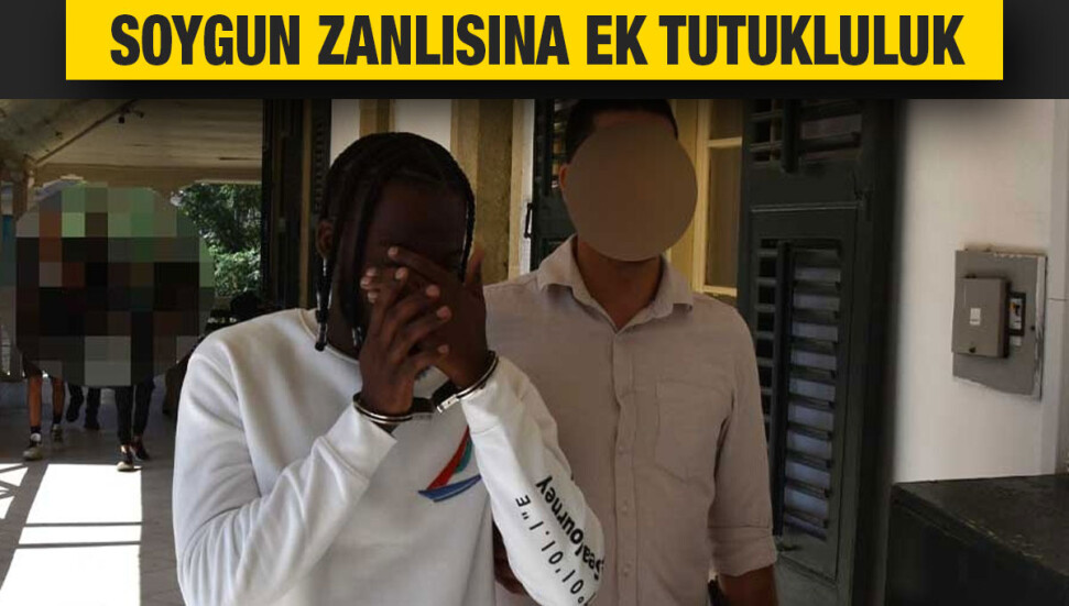 Bıçakla tehdit edip, soygun gerçekleştiren zanlı Festus Nna, 8 gün daha tutuklu kalacak