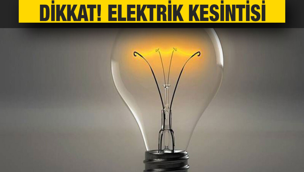 Haspolat bölgesinde bugün 2 saatlik elektrik kesintisi olacak
