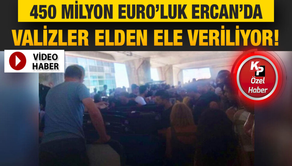 450 milyon Euro’luk Ercan’da kaos: Elektrik yok, yolcular perişan