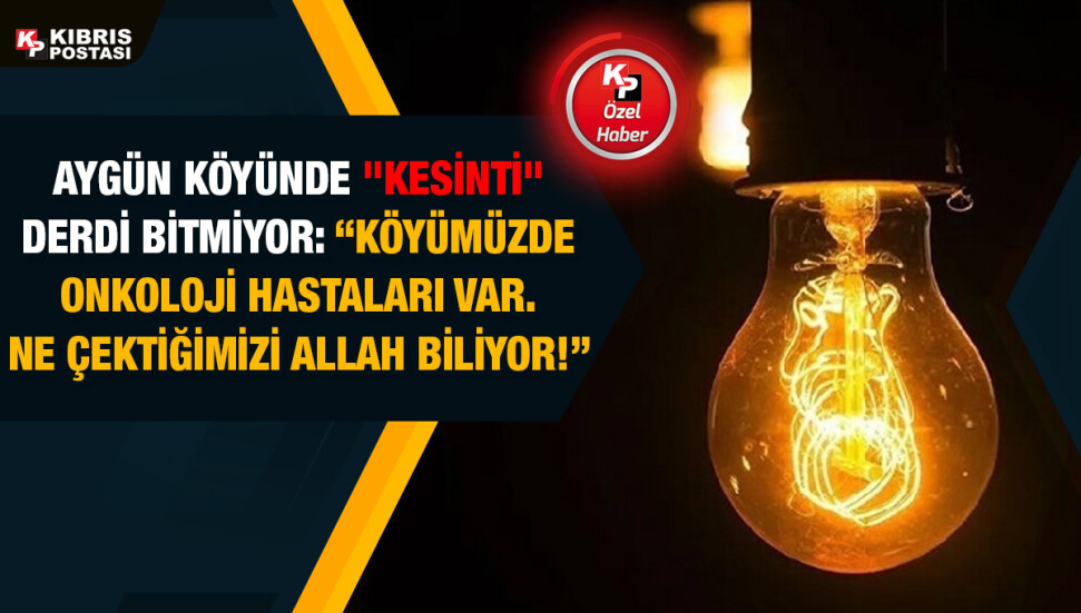 Aygün köyü 10 gündür trafo mağduru: “Uykusuz geceler işkence oldu…”