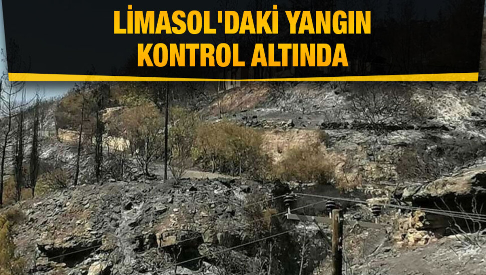 Limasol'daki yangın kontrol altında ancak yeniden alevlenme tehlikesi var
