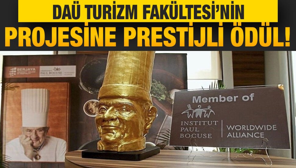 DAÜ Turizm Fakültesi’nin projesi Instıtut Paul Bocuse Allıance’in araştırma ödülüne layık görüldü