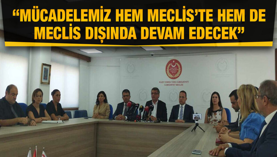 Tufan Erhürman: Meclis'i 24 Ağustos'ta yeniden olağanüstü toplantıya çağıracağız