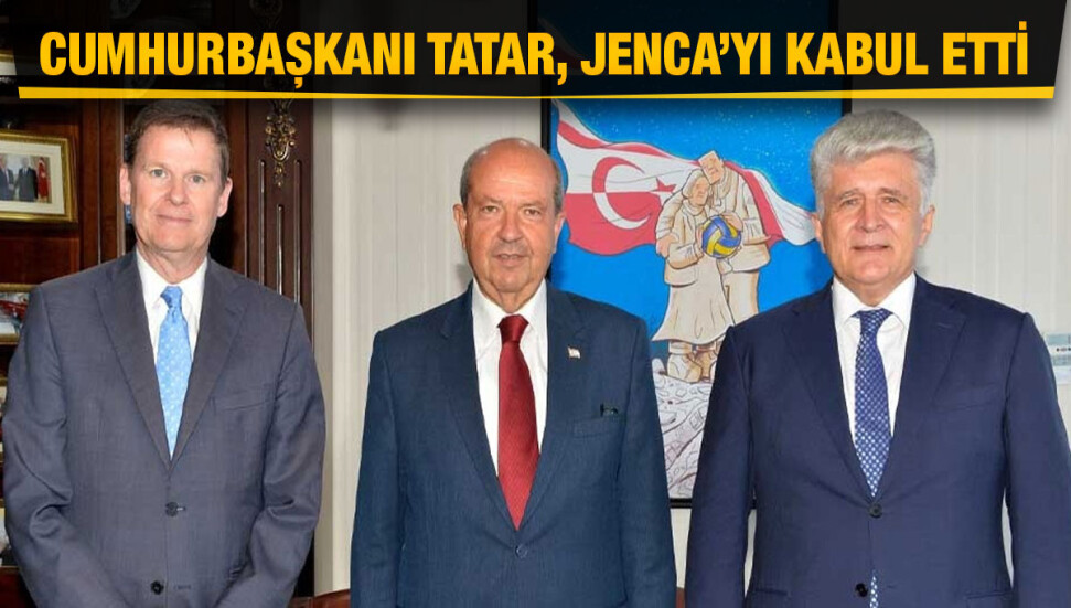 Cumhurbaşkanı Ersin Tatar, Miroslav Jenca’yı kabul etti