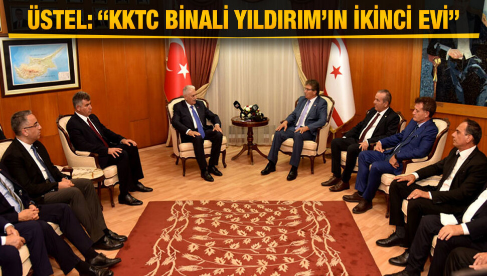 Başbakan Üstel, Binali Yıldırım’ı kabul etti