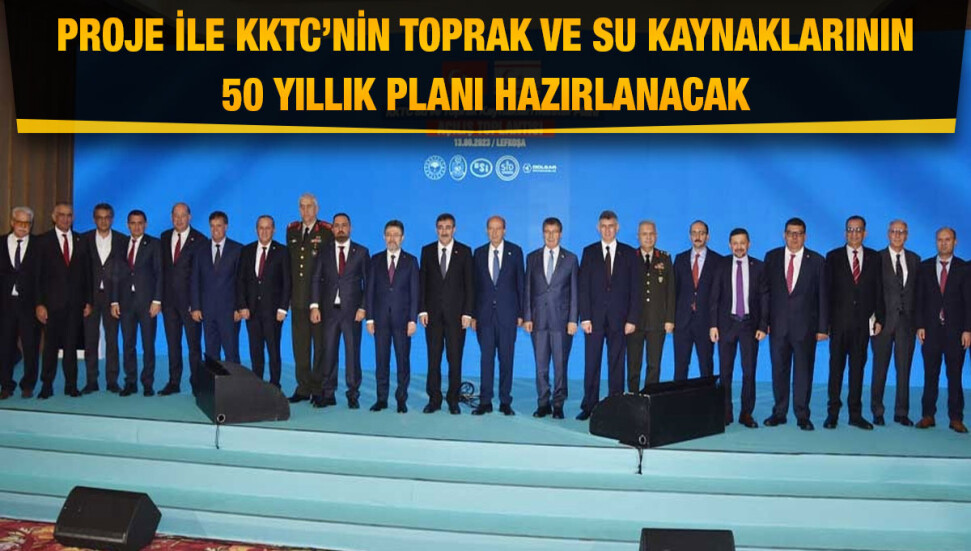 KKTC Su ve Toprak Kaynakları Master Planı Açılış Toplantısı yapıldı