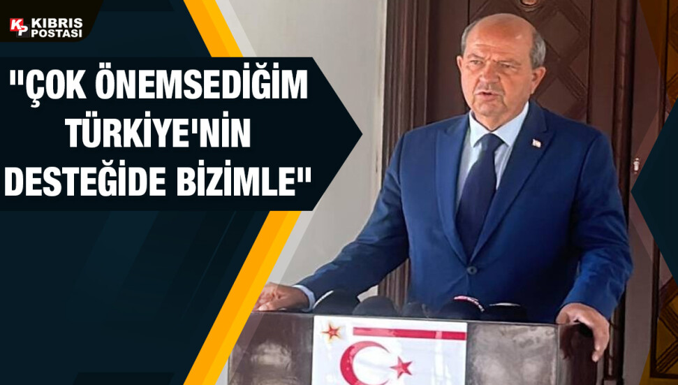 Ersin Tatar: Kıbrıs Türk halkının haklarının tescil edilmesi gerekiyor