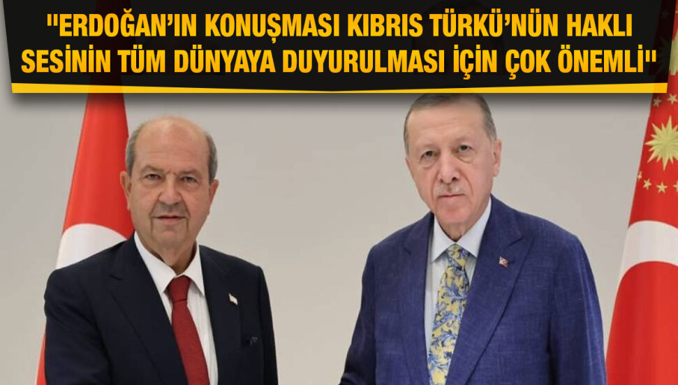 Cumhurbaşkanı Tatar, Türkiye Cumhurbaşkanı Erdoğan ile görüştü