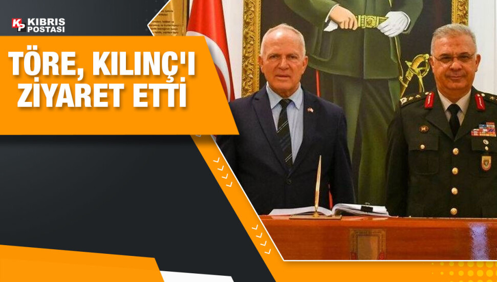 Meclisi Başkanı Zorlu Töre, Tümgeneral Sebahattin Kılınç’a makam  ziyaretinde bulundu