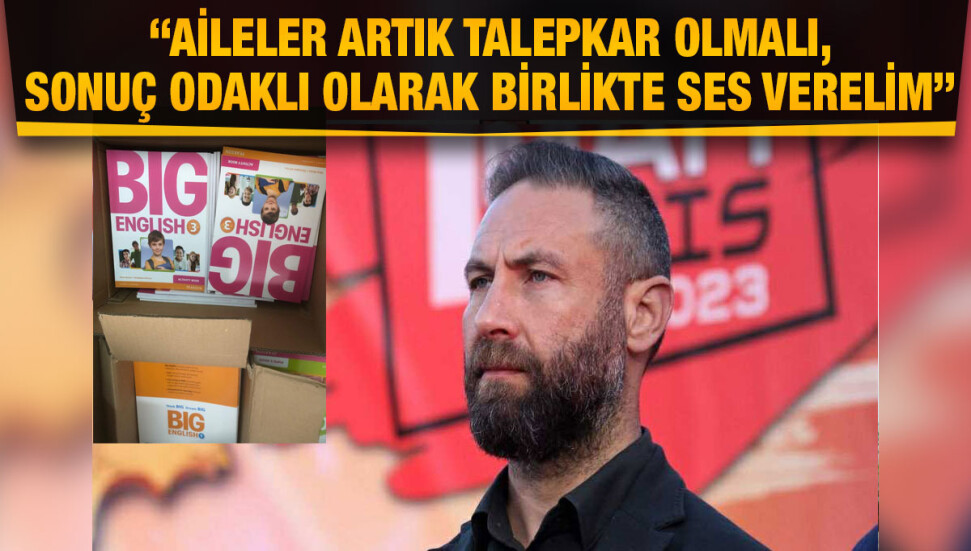 Burak Maviş: Bütçe yetersizliği iddiası ile okullarda kullanılan İngilizce kitapları ailelere yıkılıyor