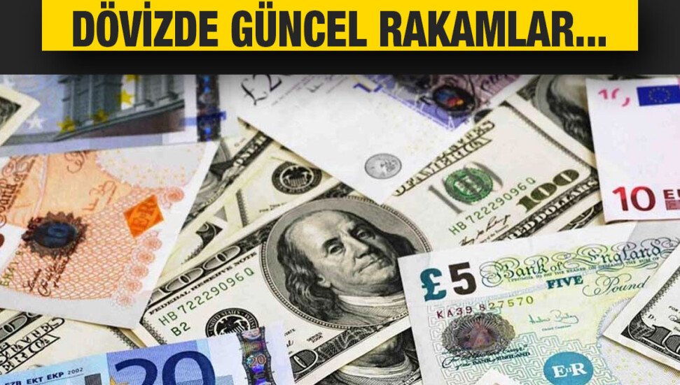 Döviz kurlarında güncel rakamlar: Sterlin 33,60 liradan güne başladı
