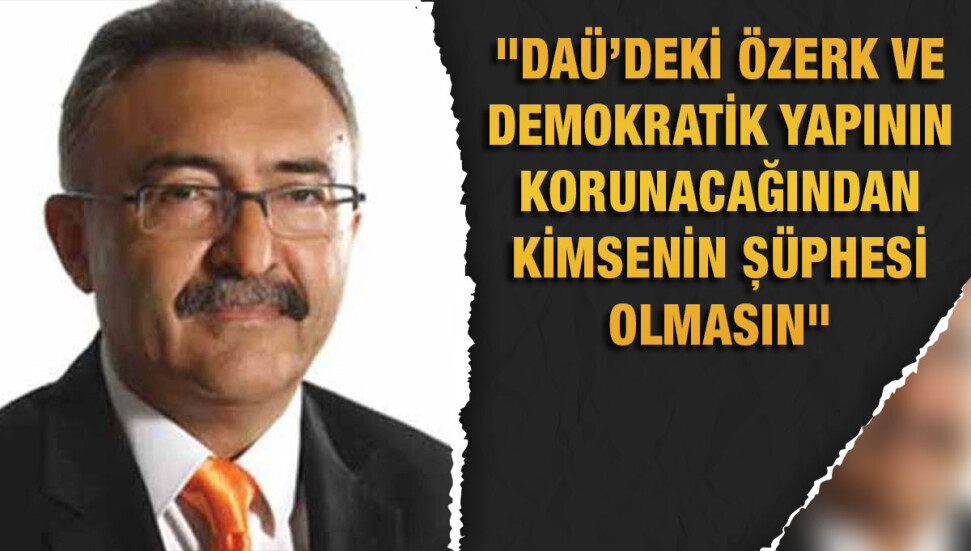 Erdal Özcenk: Rektör ve rektör yardımcılarımıza Vakıf Yöneticiler Kurulu adına teşekkür ederim