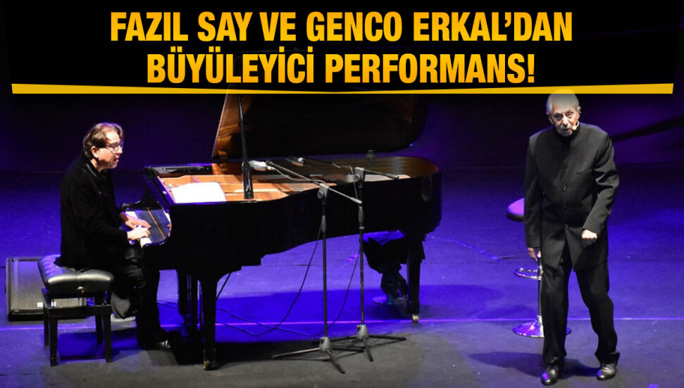 Fazıl Say ve Genco Erkal Girne Amfitiyatro’da sahne aldı