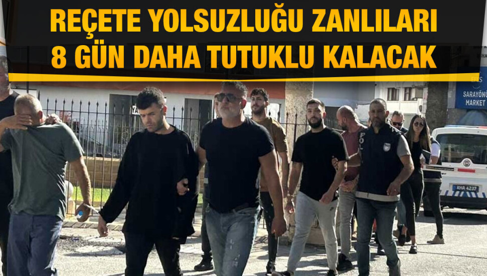 ‘Sahte reçete yolsuzluğu’ zanlıları mahkemede…