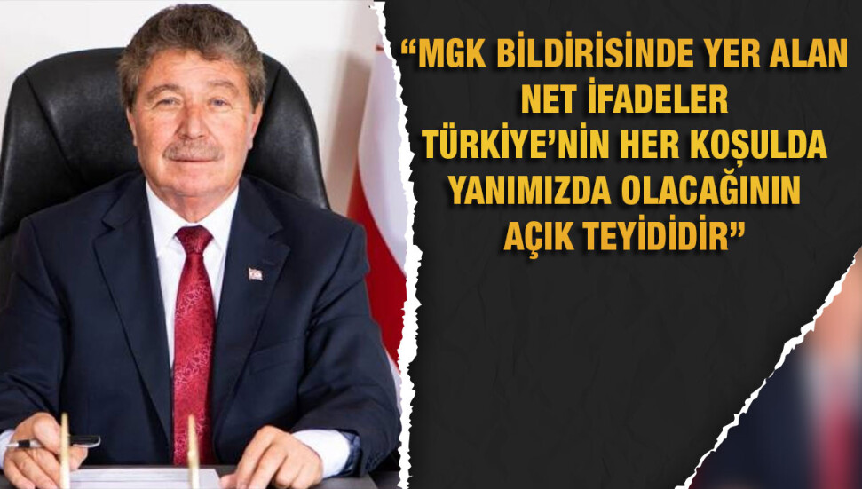 Ünal Üstel: Türkiye’nin ortaya koyduğu bu dik duruş halkımıza güç ve güven vermektedir