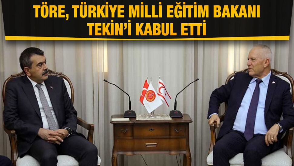 Zorlu Töre, Yusuf Tekin’i kabulünde vurguladı: Bu yolu Türkiye ile birlikte yürümeye devam edeceğiz