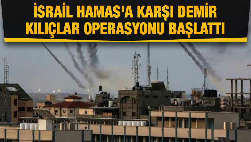 İsrail ordusu, Gazze'ye 'demir kılıçlar' operasyonu başlattı