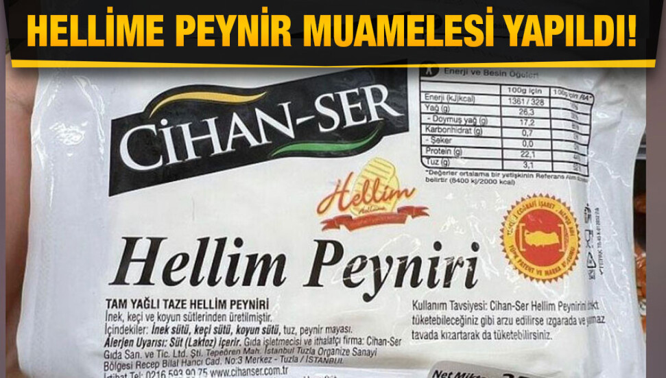 Ülkede üretilen hellim, Türkiye’de “hellim peyniri” ismiyle satışa sunuluyor