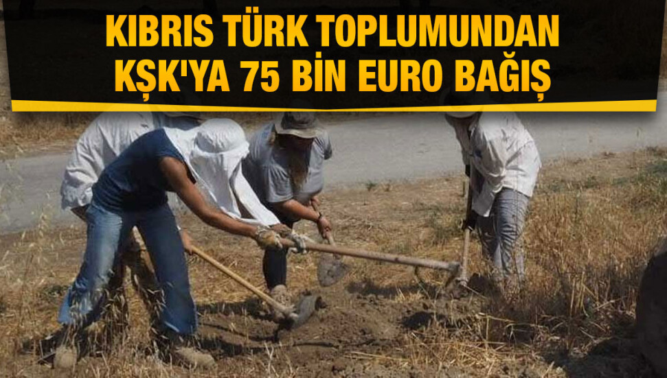 Cumhurbaşkanı Tatar, Kayıp Şahıslar Komitesi'ne 75 bin Euro bağışta bulundu