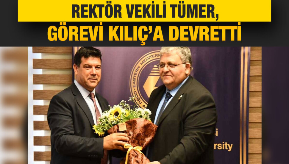 DAÜ’de rektörlük makamı devir teslim töreni yapıldı